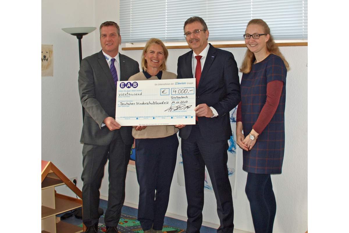 Image - EAB spendet 4.000,00 € an den Deutschen Kinderschutzbund Offenbach e.V.