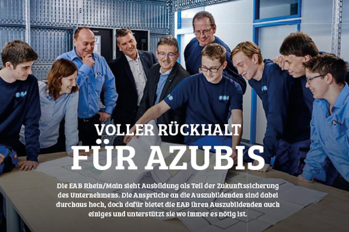 VOLLER RÜCKHALT FÜR AZUBIS