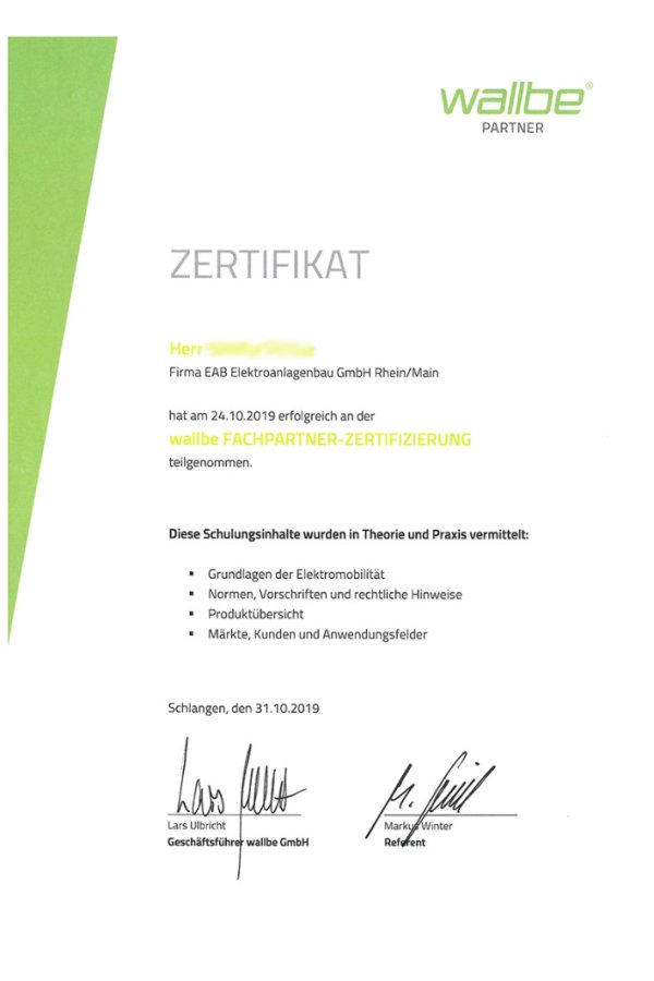 Zertifikat