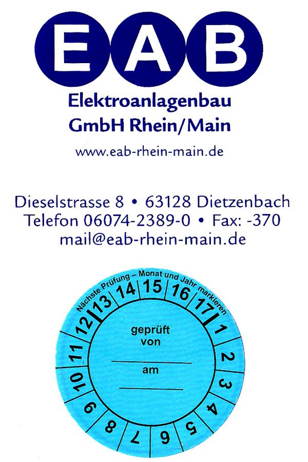 Prüfplakette